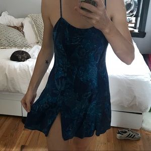 Victoria Secrets silk nighty with slit Size S